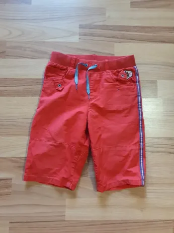 bermuda 8 ans rouge sergent major