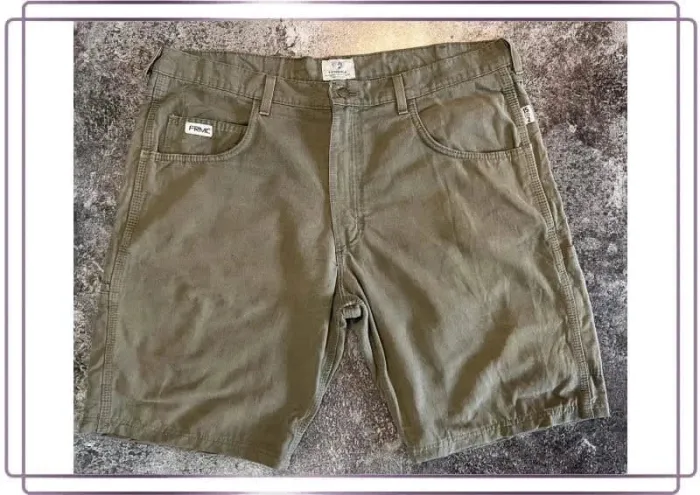 Short kaki cargo homme Tyndale 38x32 Pantaloncini carpentiere uomo Zimmermannsshorts Herren