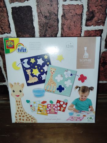 Set créatif Sophie la girafe formes à coller