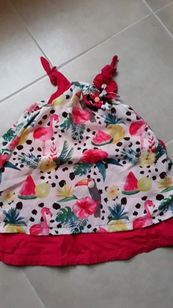 Robe été colorée  2 ans