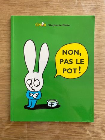 Livre Simon non pas le pot 
