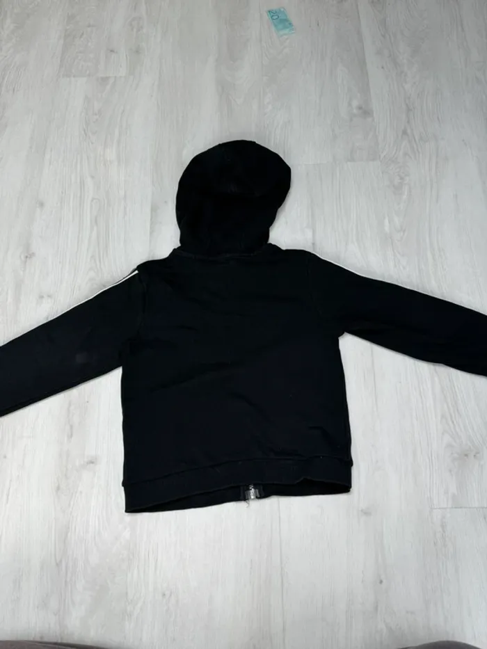 Sweat zippé noir 6 ans - photo numéro 3