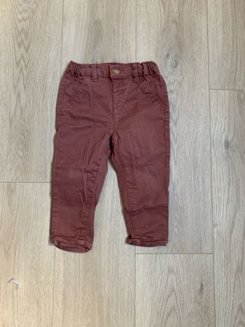 Pantalon bordeaux 