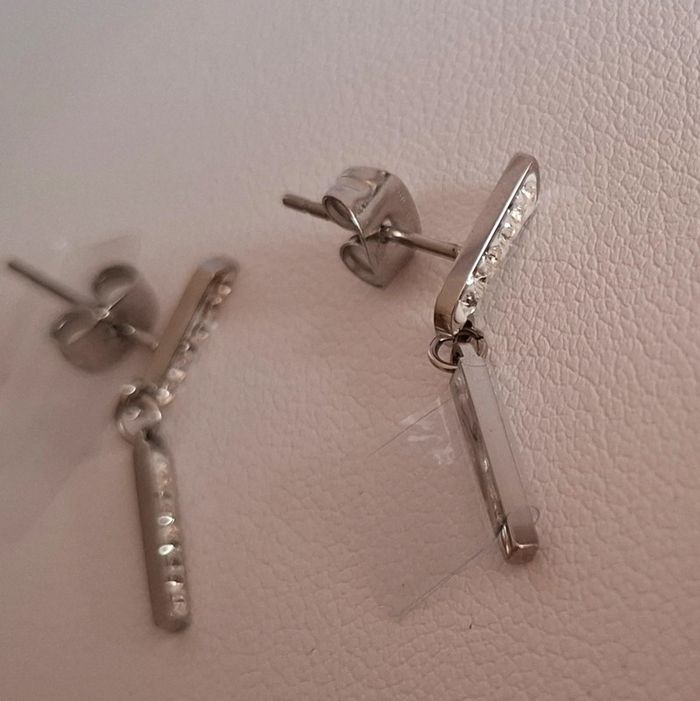 Très belles boucles d'oreilles acier Victoria Bijoux - photo numéro 4