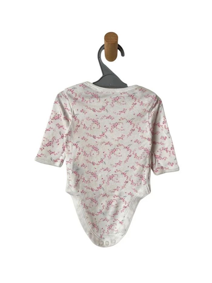 LOT de 3 bodies à manches longues roses et blancs - Early days 3 mois (62cm) - photo numéro 3