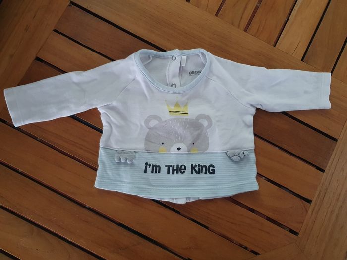 Tee shirt manches longues 1 mois