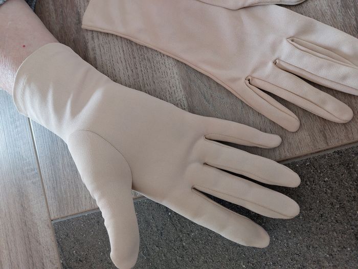 Paire gants femme tergal beige Canat - photo numéro 6