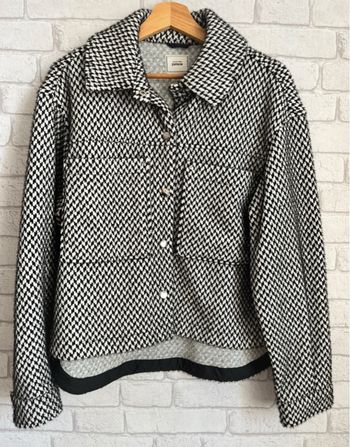 Veste Motifs Pied de poule noir et blanc Pimkie / Veste Pimkie taille L