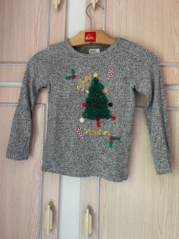 T-shirt manches longues de Noël 4 ans