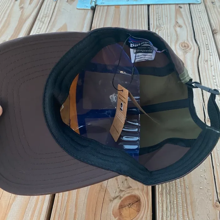 Casquette patagonia jaune tricolore - photo numéro 2