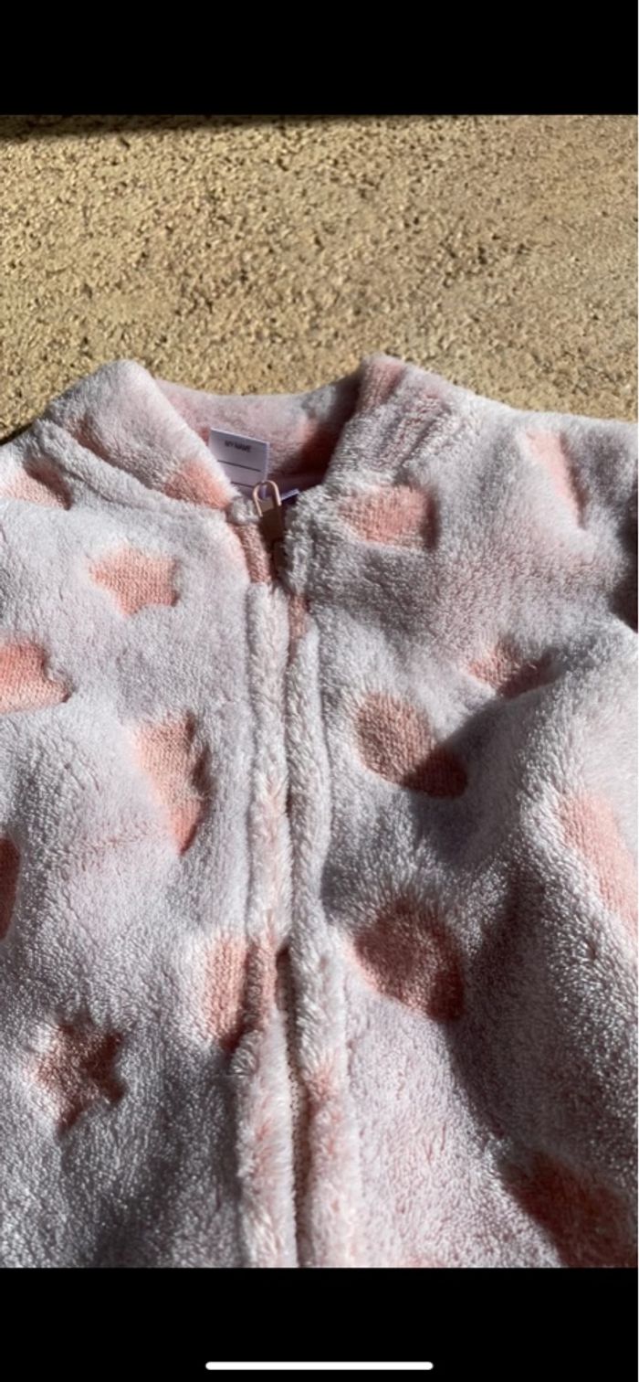 Gilet polaire doudou grain de blé - photo numéro 2