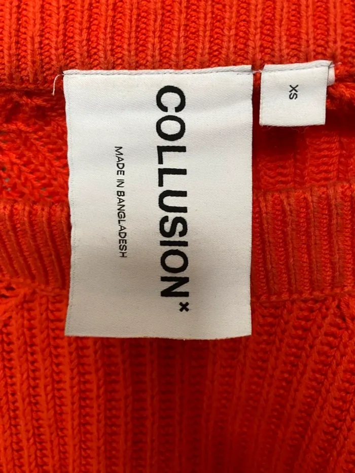 Pull laine orange ASOS - photo numéro 3
