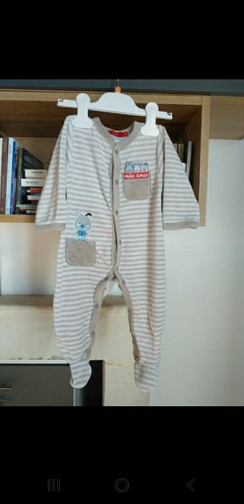 Pyjamas velours 6 mois