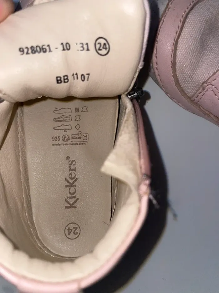 Chaussures fille Kickers - photo numéro 7