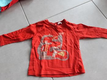 Tee shirt manches longues dpam 18 mois