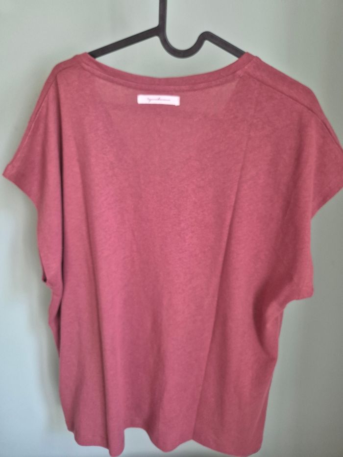 T-shirt tajine banane taille L allaitement lin coton açai - photo numéro 5