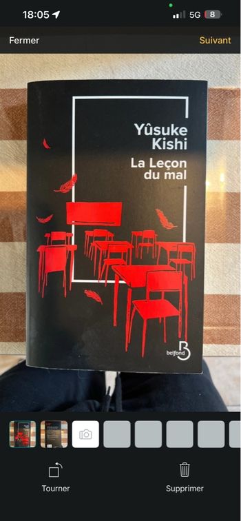 La Leçon du mal – Yûsuke Kishi – Éditions Belfond