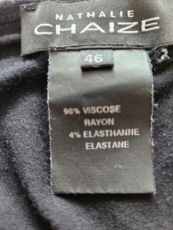 Robe Noir strass Chaize taille 46 - photo numéro 4
