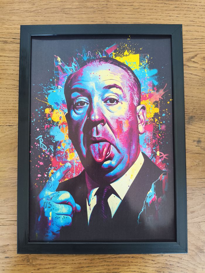 Affiche Poster Alfred Hitchcock A3 (30x42cm / 12x16") – Pop Art, street art, déco murale salon - photo numéro 3