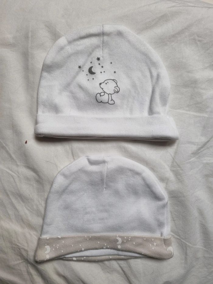 Bonnets de naissance 0mois