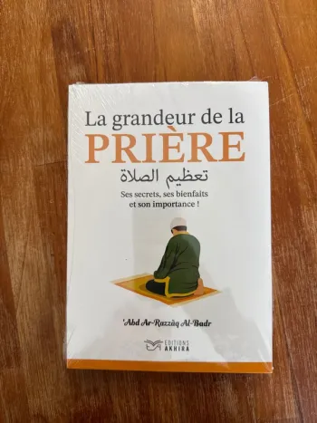 Livre la grandeur de la prière