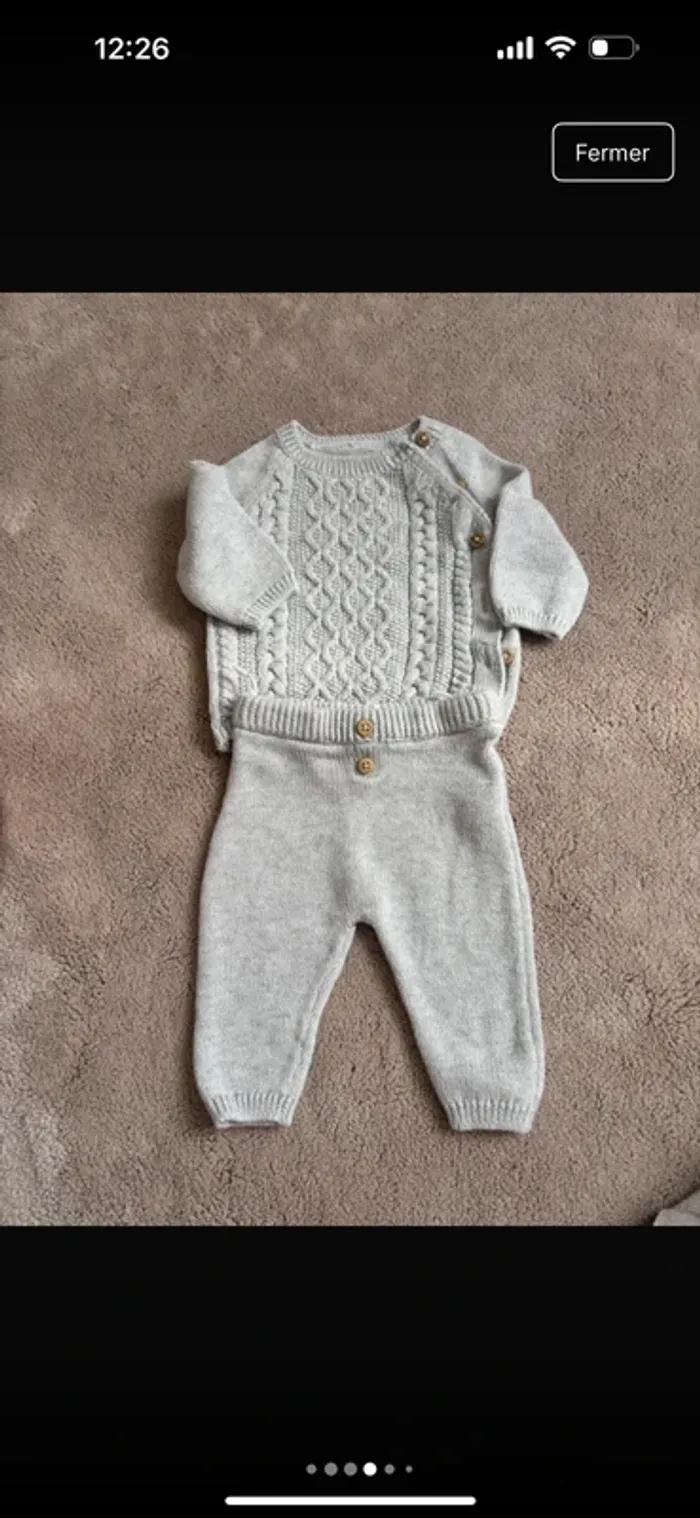 Lot vêtements bébé garçon 1 mois - photo numéro 4