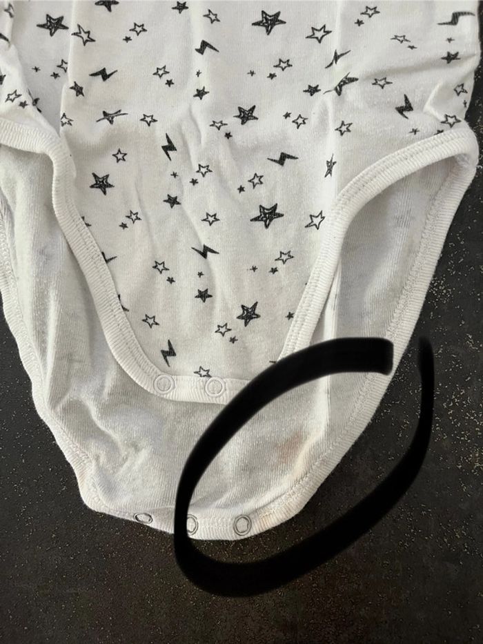 Lot de 7 bodies manches courtes taille 36 mois marque Orchestra et tex - photo numéro 10
