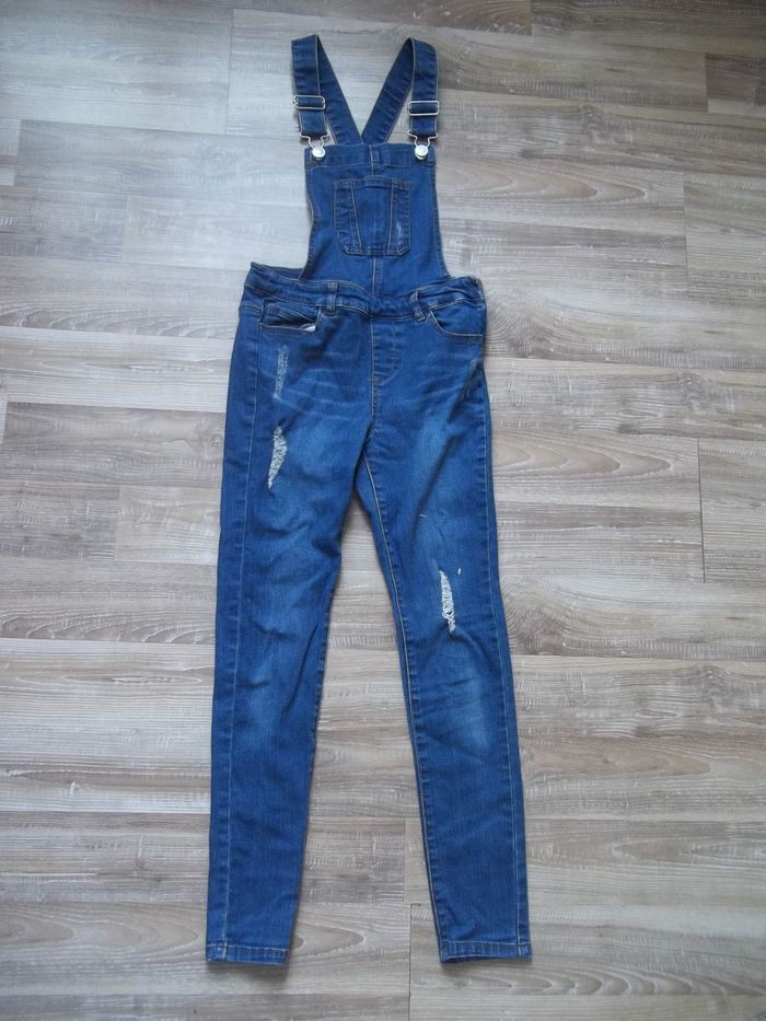 Salopette jean troué La Redoute 10 ans (Combi1) - photo numéro 1