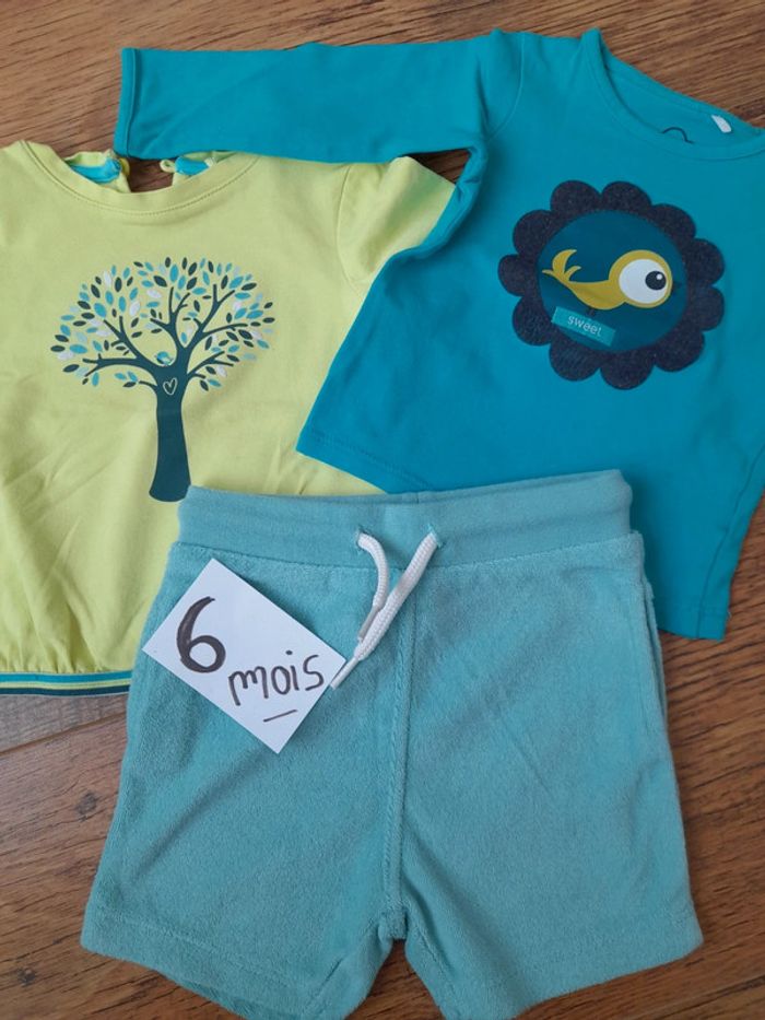 Ensemble 3 pièces 6 mois mixte