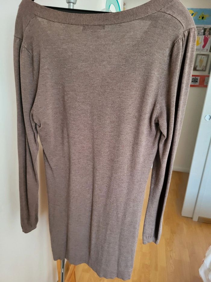 Robe pull marron clair - photo numéro 5
