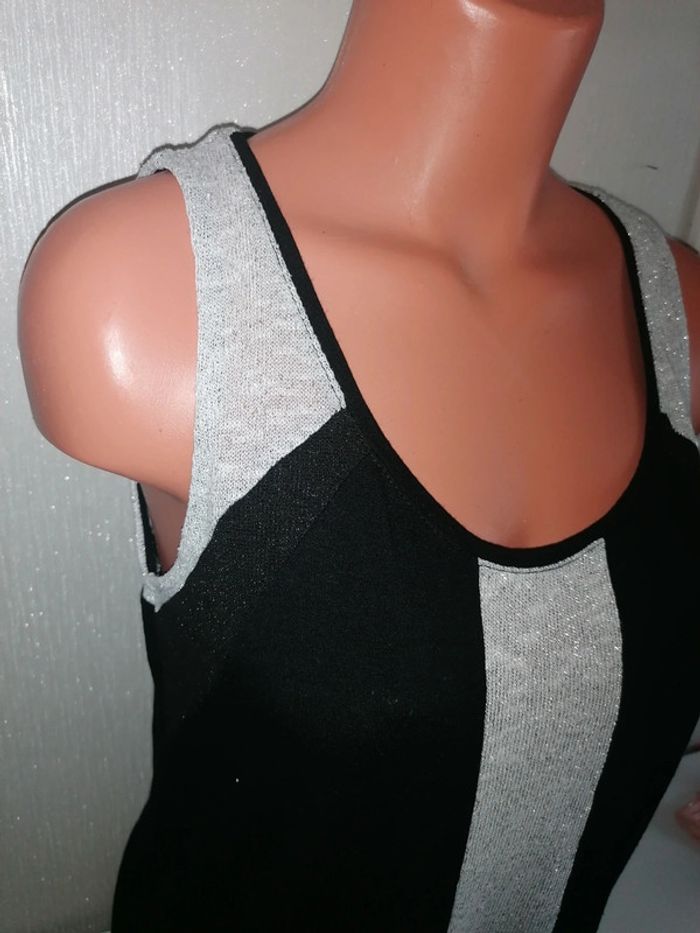 Tee-shirt Morgan L noir et gris - photo numéro 2