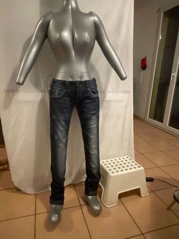 jeans droit Lefties bleu taille M