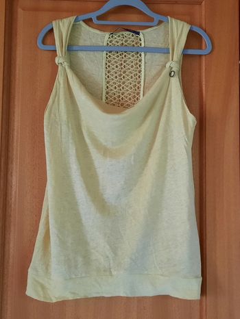 Débardeur jaune taille 1
