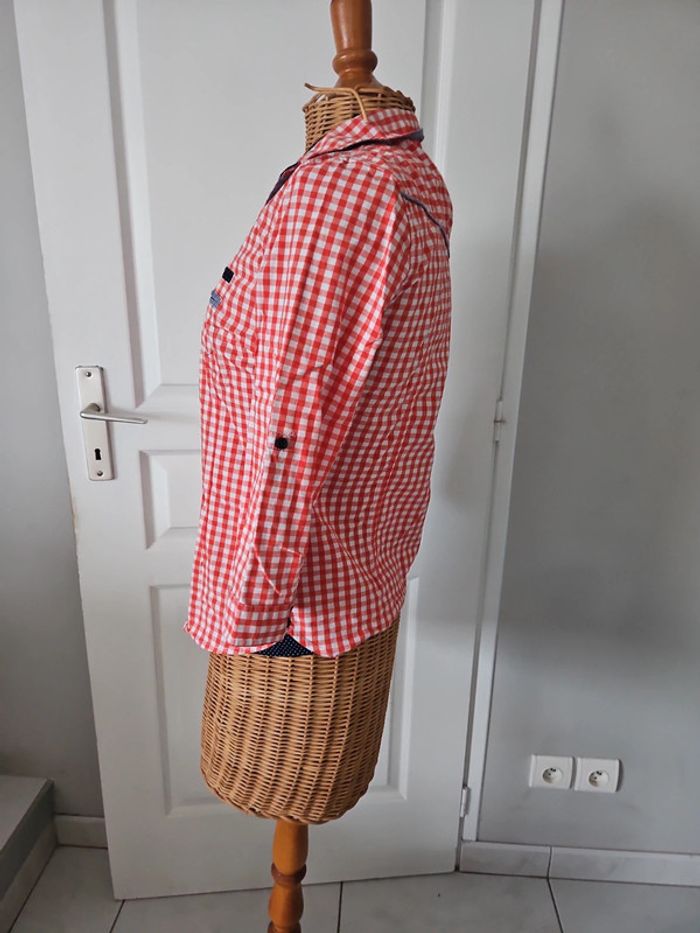 Chemisier femme manches 3/4 cache cache taille M u45 - photo numéro 5