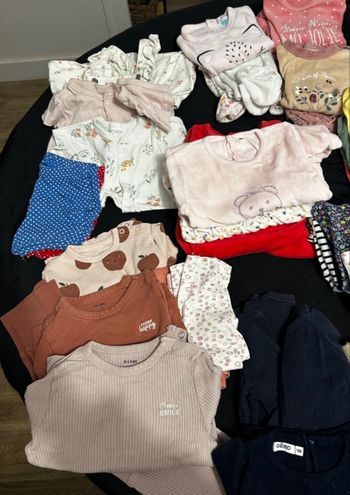 🌸 Lot vêtements fille 18 mois – 57 pièces – Vertbaudet, Tape à l’œil, Kiabi…