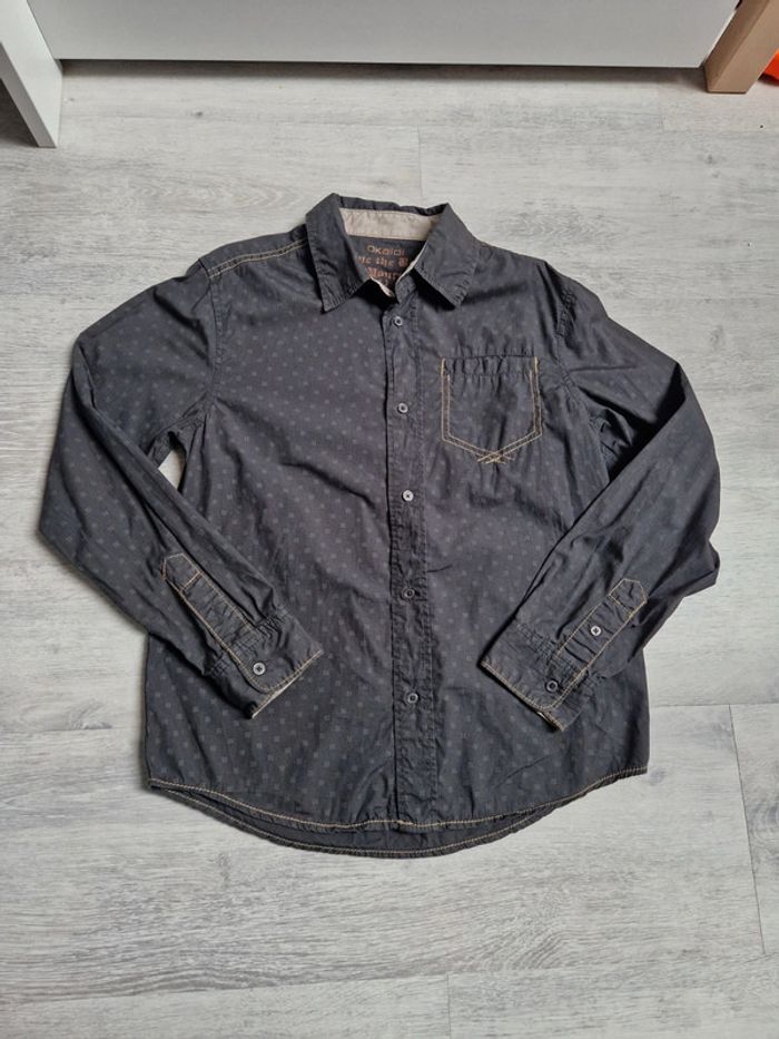 Chemise grise Okaïdi 12 ans