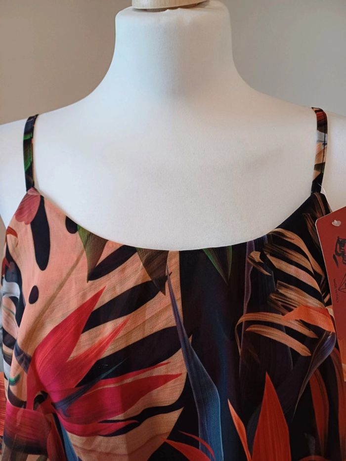 Robe fluide à motifs Number One taille S 36 - photo numéro 2