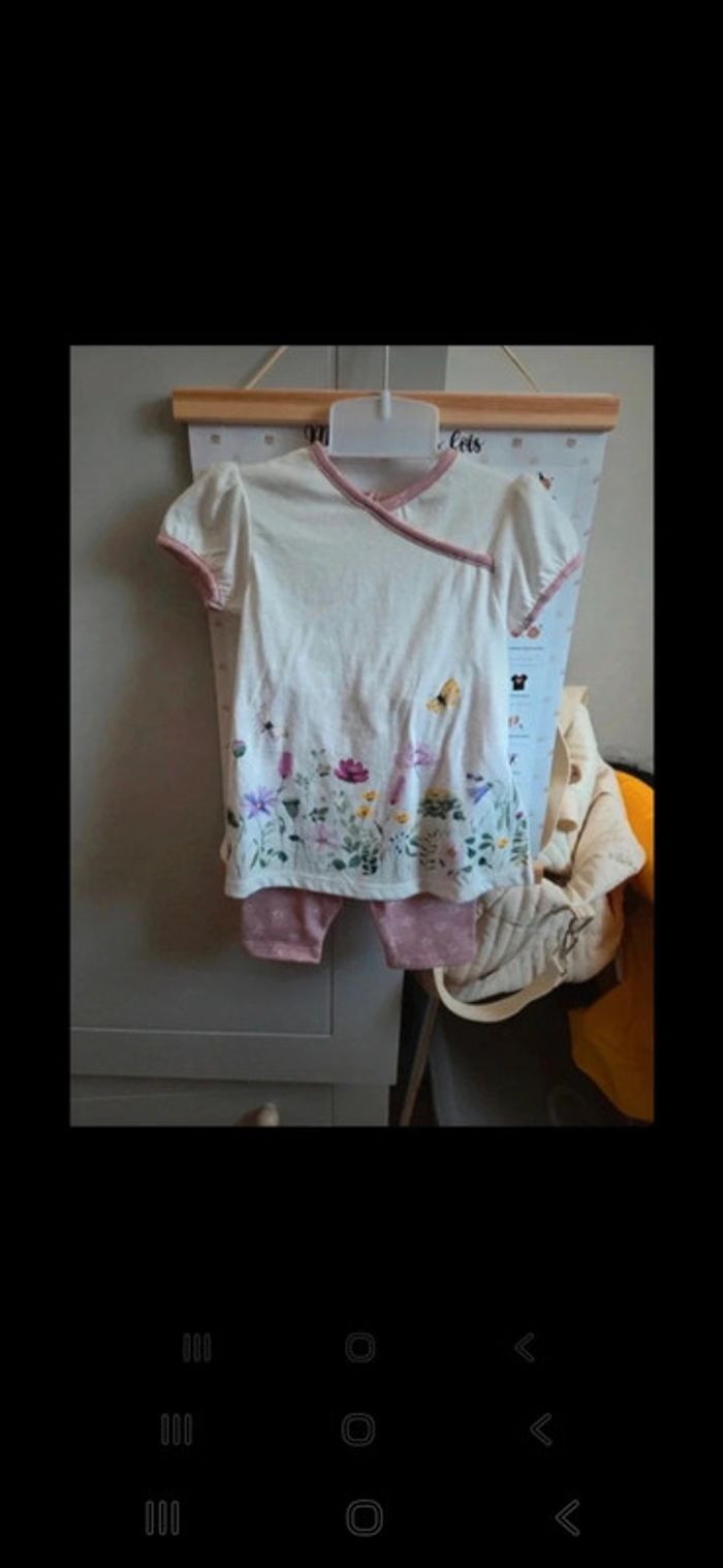 🌷 Ensemble 6 mois fille neuf rose - photo numéro 2
