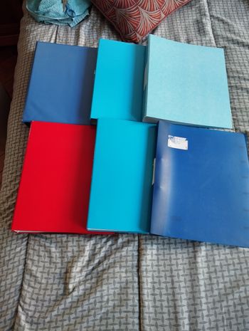 Lot de 6 classeurs grand format