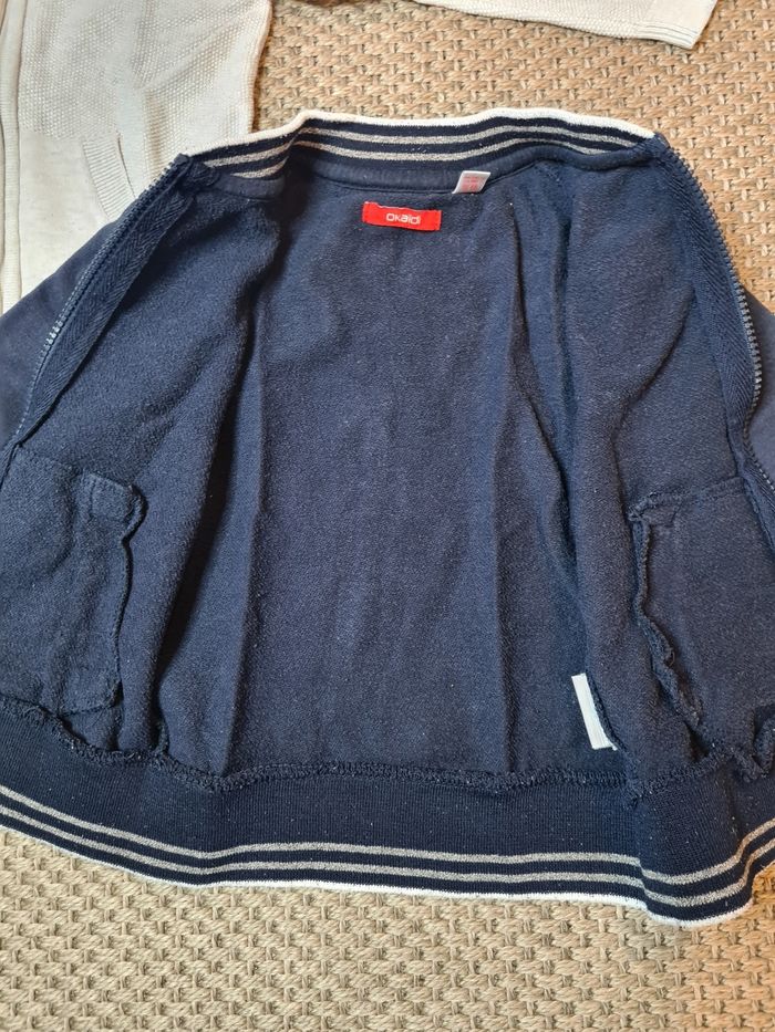 Lot de 2 gilets Okaïdi garçon - 3 ans - photo numéro 7