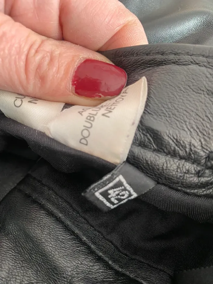 Jupe en cuir vintage - photo numéro 8