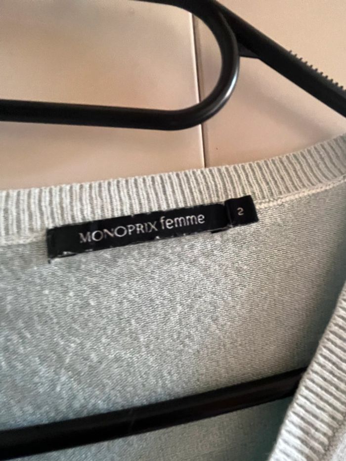 Haut manche 3/4 Monoprix femme taille 2 - photo numéro 3
