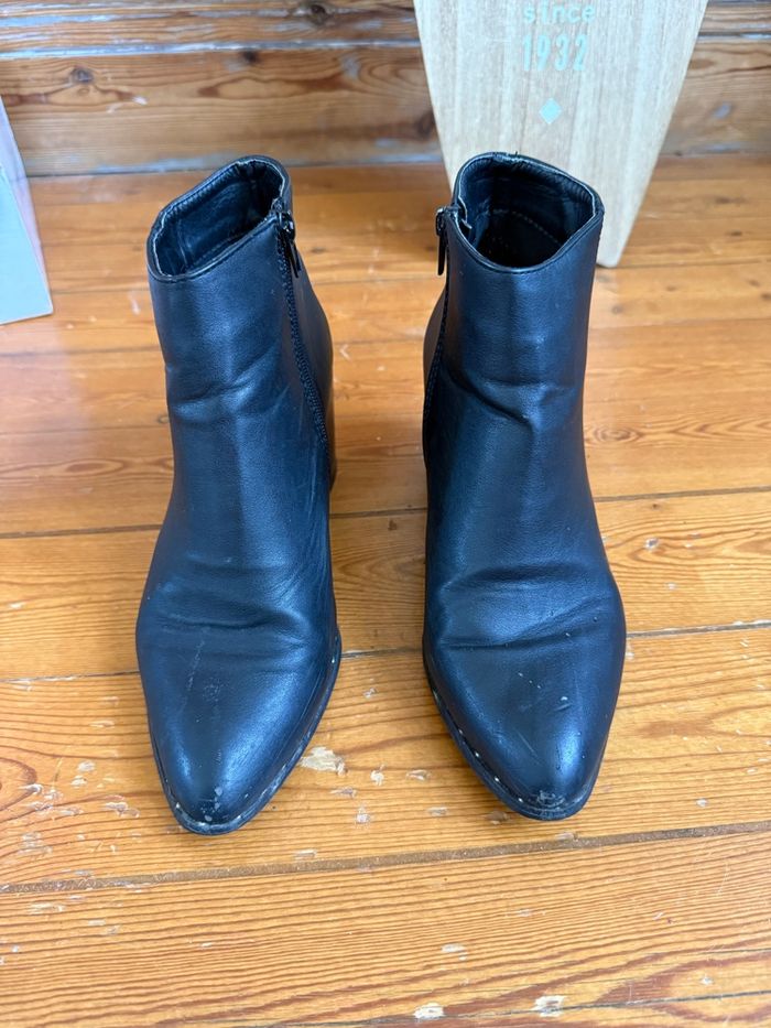 Bottines à talons noires - photo numéro 2