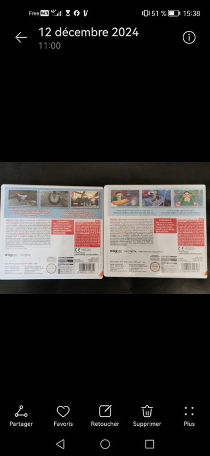 Jeu Nintendo 3ds lot 2 jeu 3ds I love my horse + my love my little boy - photo numéro 3