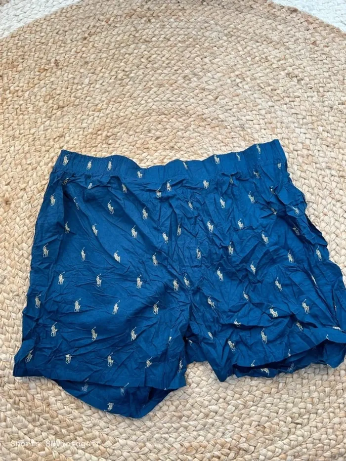 Short Pyjama Ralph Lauren Marine Homme L | Très Bon État | Confort & Qualité | BS991
