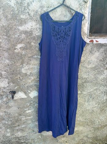 Robe tex bleue