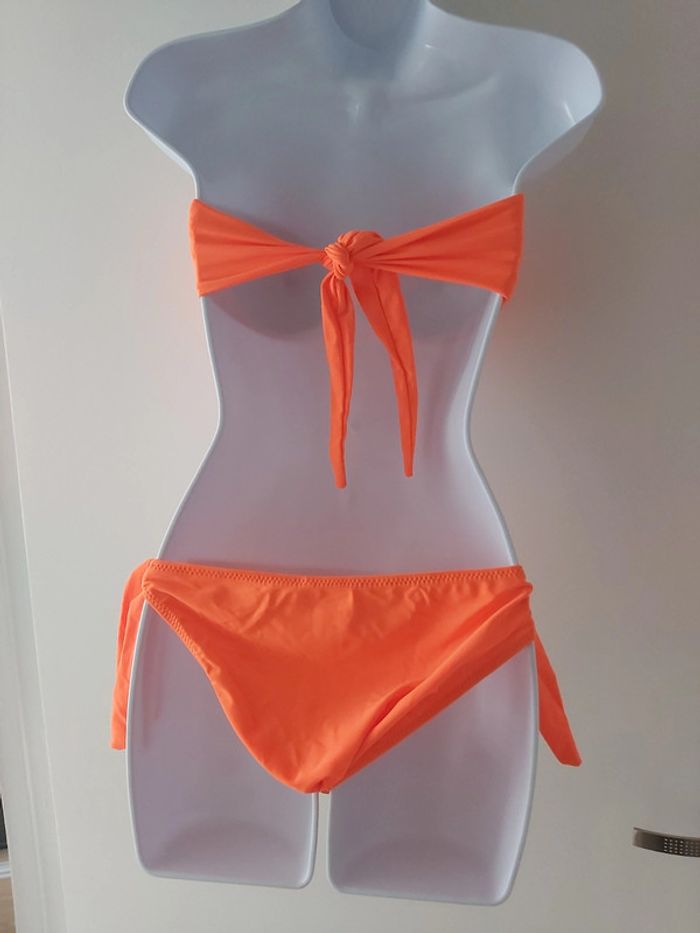 Maillot de bain 2 pièces avec coques et ajustable neuf (78) - photo numéro 2