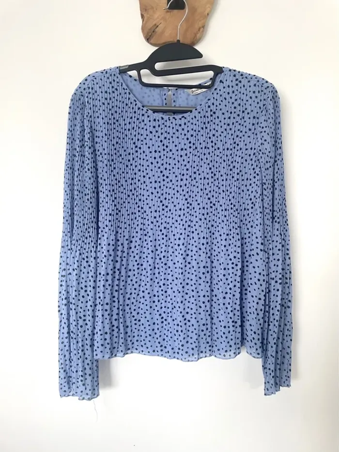 Blouse plissée