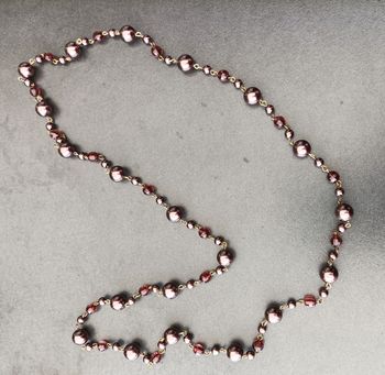 Grand collier perles