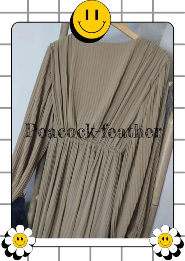 Robe longue beige TU - photo numéro 4